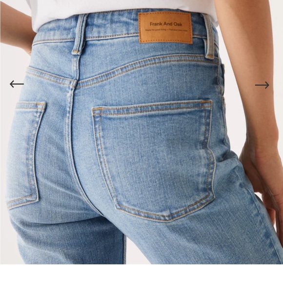 Frank & Oak Denim - Frank & oak high rise kim jean
